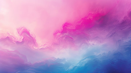 An abstract watercolor texture background blending pink and purple hues with a dreamy, celestial appearance.の素材