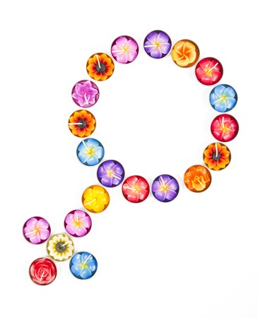 Female symbolの写真素材