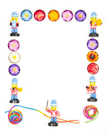 Marching photo frameの写真素材