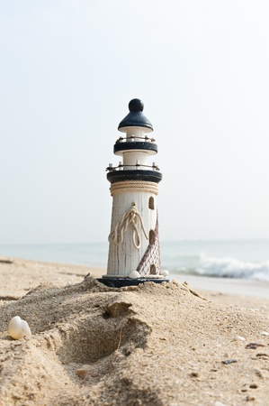 Light house in low angleの写真素材