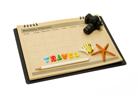 Monthly Travel plannerの写真素材