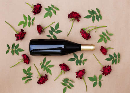 Flat lay. Minimal style. Minimalist trend photography.の写真素材