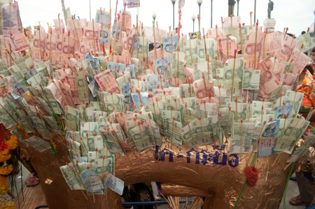 Thai Bank note for offering  のeditorial素材