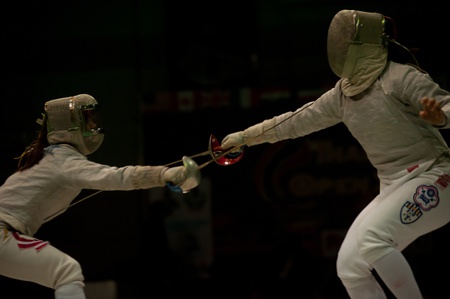 Thailand Open Fencing Championships 2012 in Bangkok,Thailand のeditorial素材