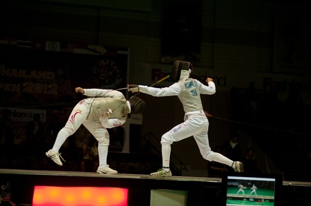 Thailand Open Fencing Championships 2012 in Bangkok,Thailand 