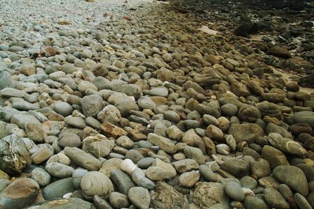 Stone beach at Koh Lanta_Southern of Thailand の写真素材
