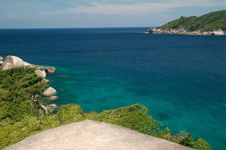  view point Similan island , Andaman sea in Southern of Thailand の写真素材