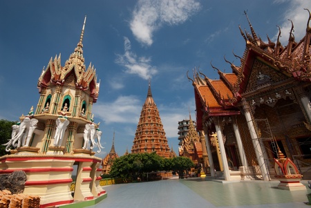  Thai temple , Kanchanaburi city in Middle of Thailand の写真素材