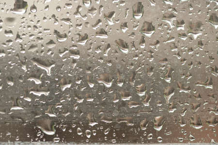 Rain drop on glass 