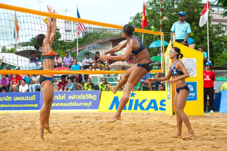 Thailand Beach Volleyball Championship のeditorial素材