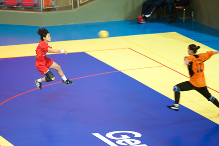 Handball sport のeditorial素材