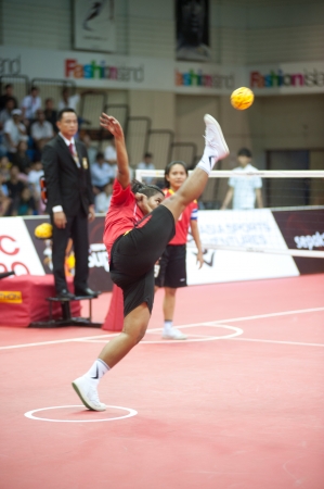 Sepaktakraw sport のeditorial素材