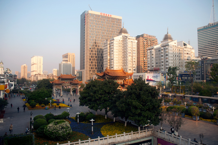  Jinma Biji Historic site in Kunming city,Yunnan province,China のeditorial素材