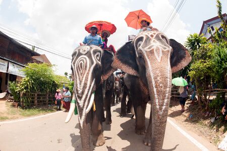 Ordination parade on elephant\\のeditorial素材