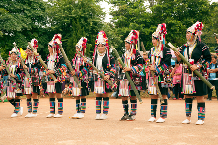 Akha celebrate life and Fertility dancing with Annual Swing Festival.