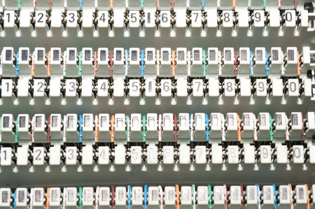 Telephone circuits texture and background.
