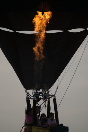 Hot air balloon in Thailand International Balloon Festival.のeditorial素材