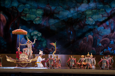 Khon,Dance  performances of Thailand.のeditorial素材