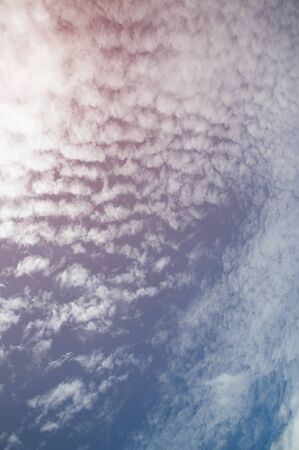 Sky blue Vast on a sunny day with beautiful clouds.