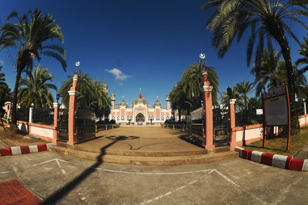 Plaza de Espana in Cartagena, Colombiaの写真素材