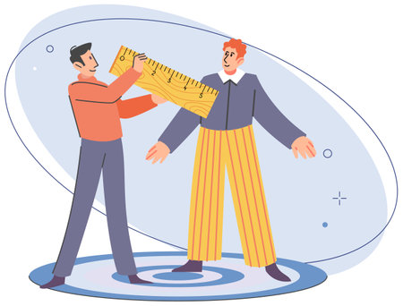 Social distance vector illustration. Taking preventive measures is crucial for personal health protection Public safety relies on collective adherence to social distancing guidelines The socialのイラスト素材