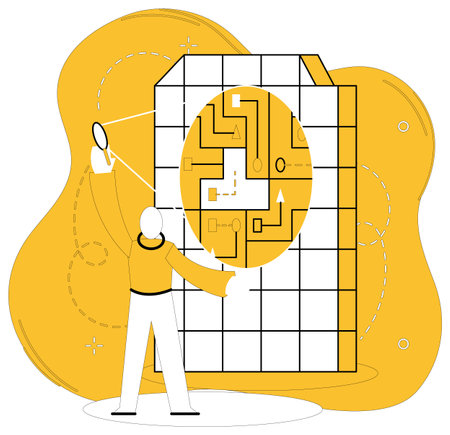 Data science vector illustration. Big data is raw material awaiting sculptors touch in realm analytics In landscape information, data science is compass navigating uncertainty Analyticsのイラスト素材