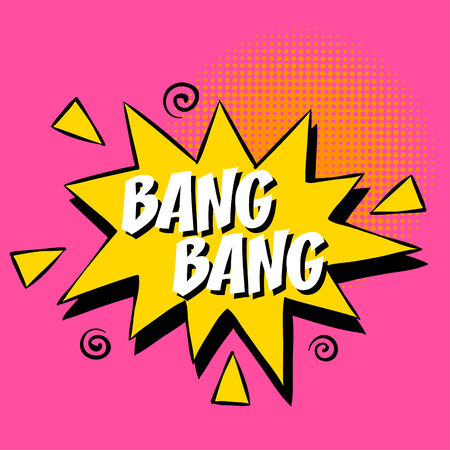 pop art text bubble, illustration in vector format different trendy colorsのイラスト素材