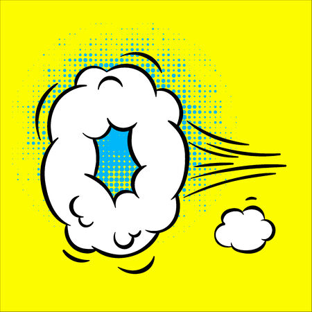 pop art text bubble, illustration in vector format different trendy colorsのイラスト素材