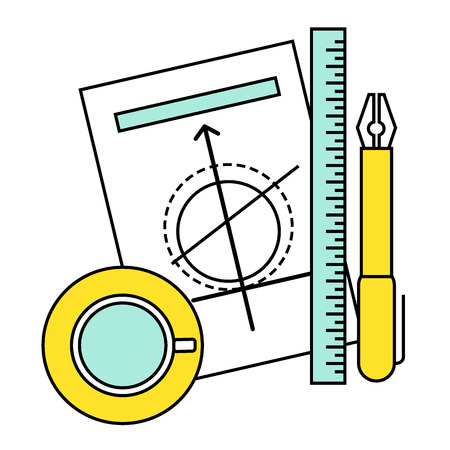 Flat design style modern vector illustration concept with icons of creative thinking, business strategy process, brainstorming marketing ideas, daily thoughtsのイラスト素材