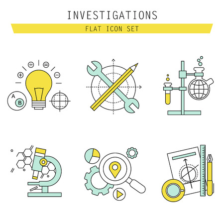Set of flat line icons for web development. Icons for application development, web page coding and programming, seo, web design, creative process, social media, branding, marketing modern linear conceptのイラスト素材