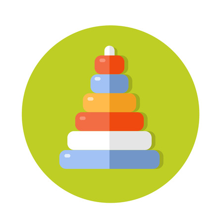 flat design cute baby vector icon illustrationのイラスト素材