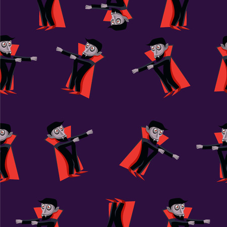 Seamless pattern for Halloween vector illustration flat styleのイラスト素材