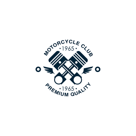 Badges, emblems Motorcycle Collections vector   setのイラスト素材