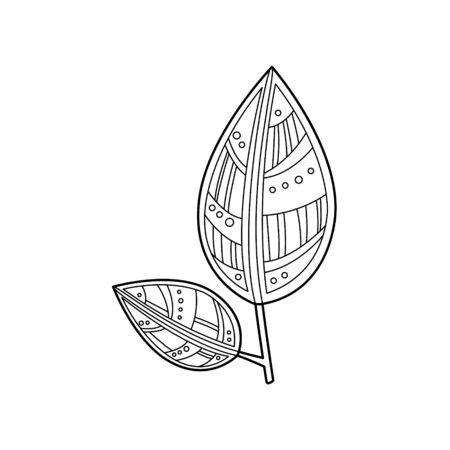 Leaves Hand Drawnのイラスト素材