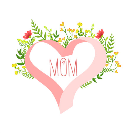 Mothers Day Greeting Cards Collection Of Hand Drawn Detailed Floral Frames Templates In Vector Designのイラスト素材