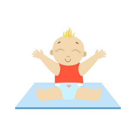 Baby In Red Wants The Hugのイラスト素材