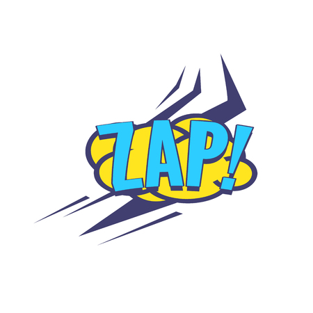 Zap Comic Speech Bubbleのイラスト素材