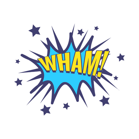 Wham Comic Speech Bubbleのイラスト素材