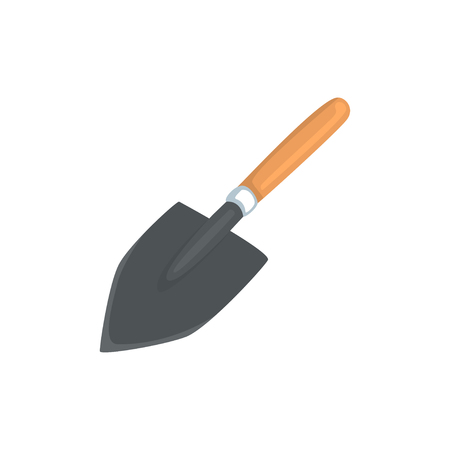 Garden scoop, agriculture tool cartoon vector Illustrationのイラスト素材