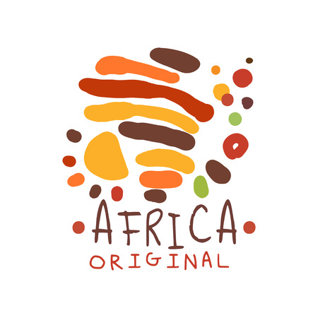 Original abstract african with doodle elementsのイラスト素材