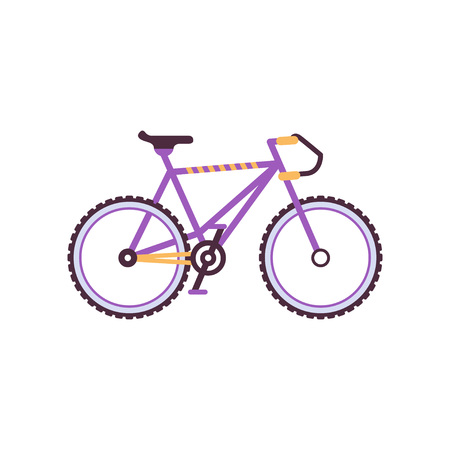 Road bike, modern bicycle vector Illustration on a white backgroundのイラスト素材