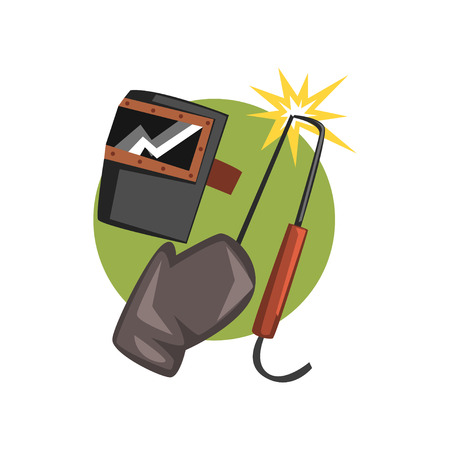 Welding set cartoon vector Illustrationのイラスト素材