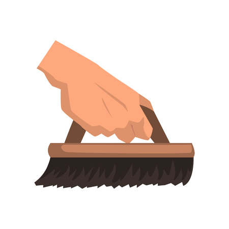 Hand and cleaning tools illustrationのイラスト素材