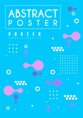 Abstract poster original design, creative graphic design for banner, invitation, flyer, cover, brochure vector Illustration, web designのイラスト素材