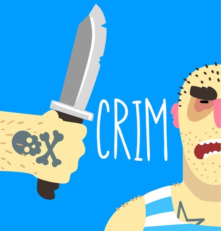 Social criminal problem poster banner template vector Illustrationのイラスト素材