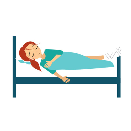 Health Insurance Colourful Vector Illustration flat styleのイラスト素材