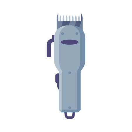 Hair Clipper or Electric Razor Cartoon Style Vector Illustrationのイラスト素材