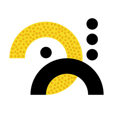 Geometric Element and Shape for Creative Design Vector Compositionのイラスト素材