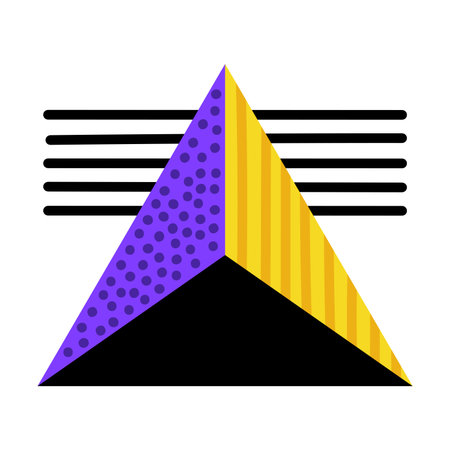 Geometric Element and Shape for Creative Design Vector Compositionのイラスト素材