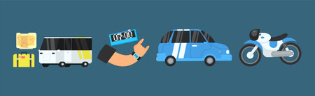 Technology Life with Device and Symbol Vector Setのイラスト素材